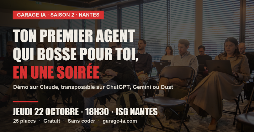 Créé ton premier agent IA le temps d'un soirée